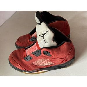 Jordan 5 Retro DMP Raging Bull Red Suede - 136027-601
